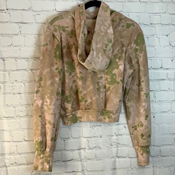 AFRM Pink and Green Tie Die Hoodie size XS, New with tags, Women’s Hoodie - Picture 5 of 11